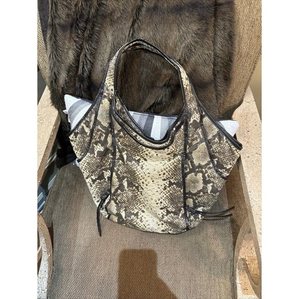 Kooba Snake Print Hobo Bag